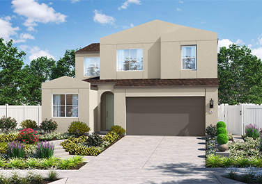 A rendering of the front of a house.